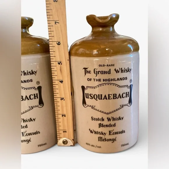 Vintage Usquaebach Old Rare Scotch Whisky Ceramic Flagon Collectible Stoneware - Picture 7 of 8